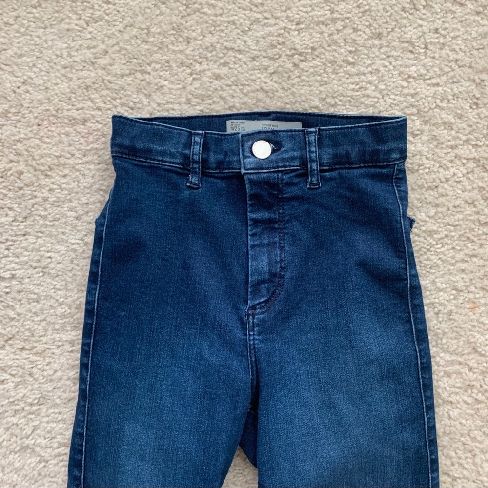 Dark wash Top Shop famous Joni jeans ⭐️